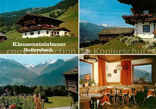 Hollersbach Pinzgau Klausensteinbauer Panorama Gaststube Kat. Hollersbach im Pinzgau