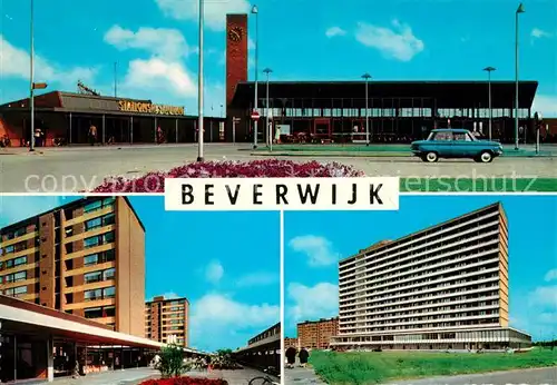 Beverwijk Bahnhof Neubauhochhaeuser Kat. Beverwijk