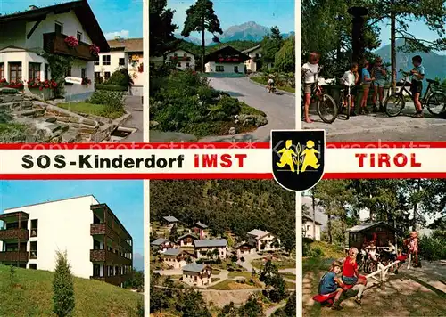 Imst Tirol SOS Kindedorf Haus Industrie und Kindergarten Haus Frieden Kinderspielplatz Kat. Imst