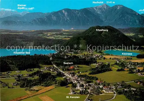 Kanzian Klopeiner See St Kleinsee Hochobir Steiner Alpen Kat. St. Kanzian am Klopeiner See