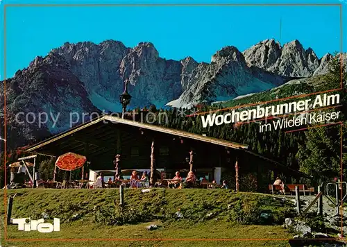 Ellmau Tirol Wochenbrunner Alm Kat. Ellmau