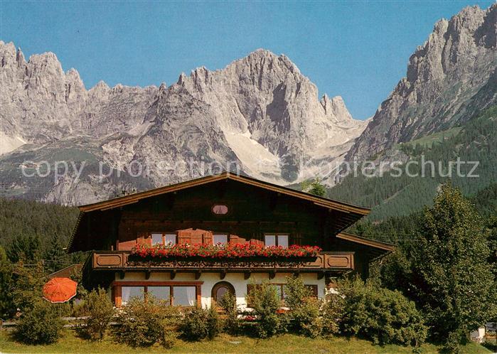 Going Wilden Kaiser Tirol Pension Resch Kathi Kat Going Am Wilden Kaiser Nr Kn71990 Oldthing Ansichtskarten Tirol