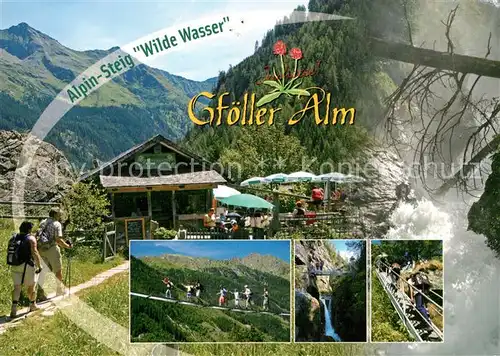 Schladming Obersteiermark Gfoeller Alm Alpin Steig Wilde Wasser Kat. Schladming