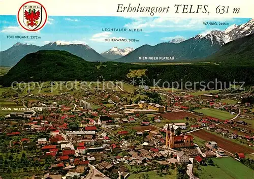 Telfs Tirol Fliegeraufnahme 