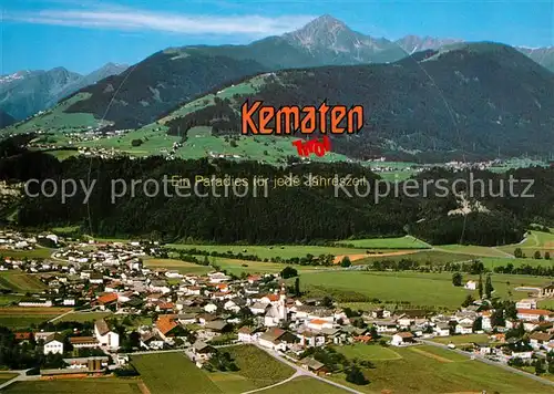 Kematen Tirol Fliegeraufnahme Kat. Kematen in Tirol
