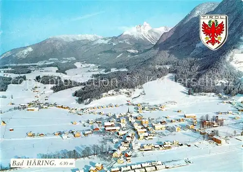 Bad Haering Tirol Fliegeraufnahme Winterlandschaft Kat. Bad Haering