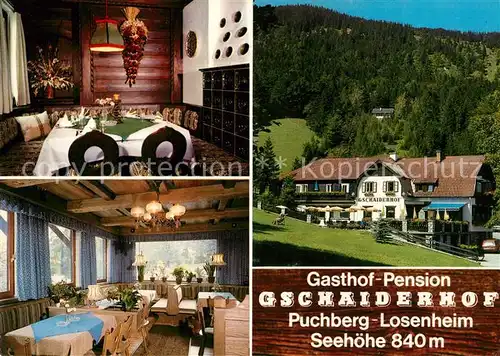 Puchberg Schneeberg Gasthof Pension Gschaiderhof Kat. Puchberg am Schneeberg
