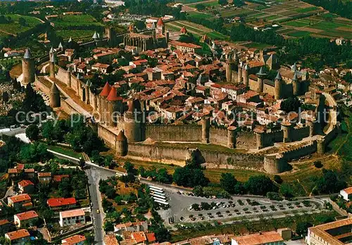 Carcassonne Fliegeraufnahme Kat. Carcassonne