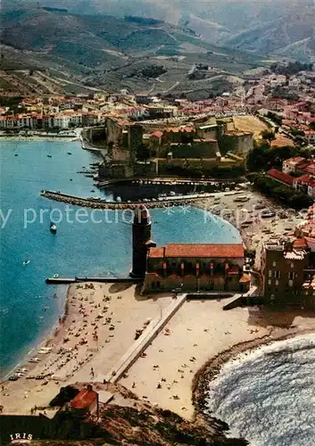 Collioure Fliegeraufnahme Kat. Collioure