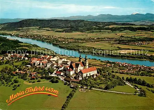 Maria Taferl Fliegeraufnahme Kat. Maria Taferl Donau