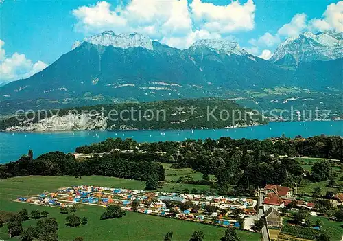 Annecy Haute Savoie Fliegeraufnahme Campingplatz Kat. Annecy