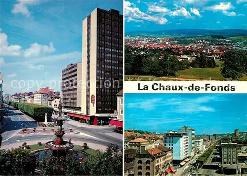 La Chaux de Fonds Stadtansichten Kat. La Chaux de Fonds