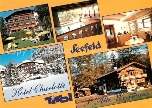 Seefeld Tirol Hotel Charlotte Wirtshaus am Geigenbichl Kat. Seefeld in Tirol