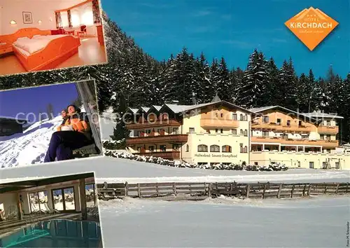 Gschnitz Tirol Hotel Kirchdach Winter Kat. Gschnitz