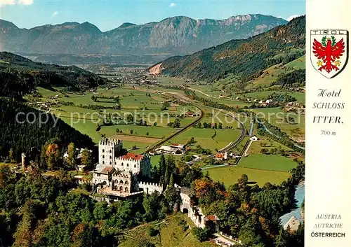 Itter Tirol Hotel Schloss Restaurant Fliegeraufnahme Kat. Itter