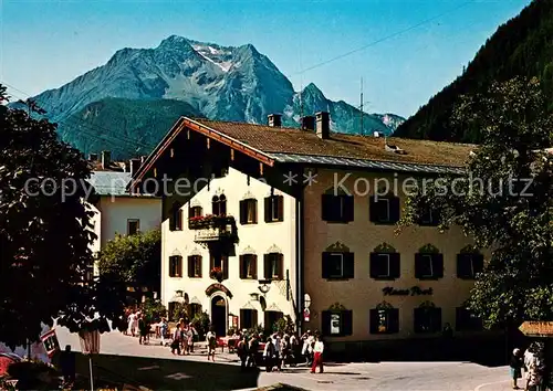Mayrhofen Zillertal Hotel Cafe Restaurant Neue Post Kat. Mayrhofen