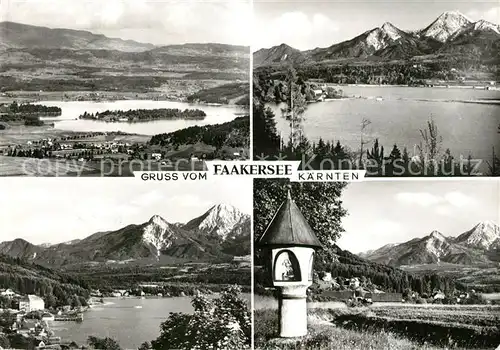 Faakersee Panorama Bildstock Kat. Villach