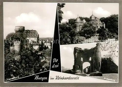 Reinhardswald Trendelburg Sababurg Krukenburg Kat. Hofgeismar