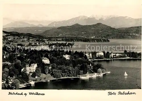 Poertschach Woerthersee Fliegeraufnahme Kat. Poertschach Woerther See Kaernten