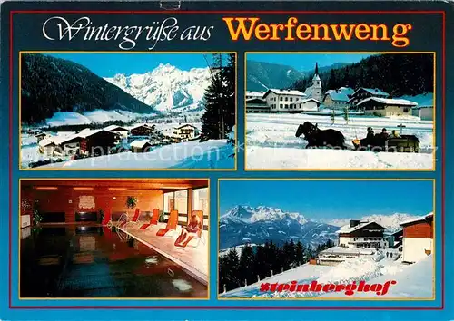 AK / Ansichtskarte Werfenweng Hotel Restaurant Steinberghof Kat. Werfenweng