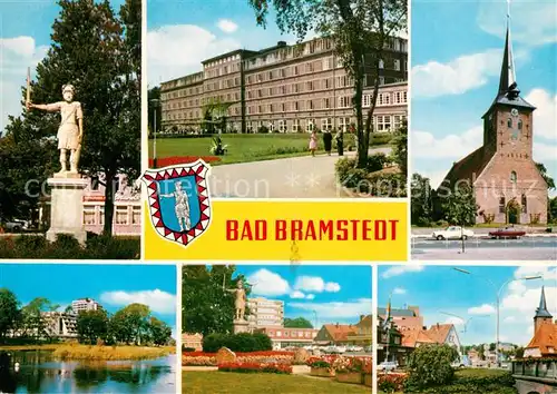 AK / Ansichtskarte Bad Bramstedt Kirchen Park Denkmal Kat. Bad Bramstedt