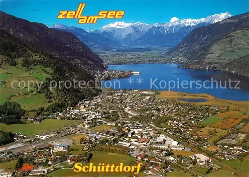 AK / Ansichtskarte Zell See Fliegeraufnahme Schuettdorf Kat. Zell am See