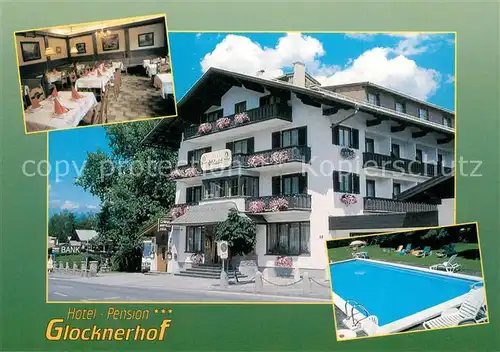 AK / Ansichtskarte Zell See Hotel Pension Glocknerhof Schwimmbad Kat. Zell am See