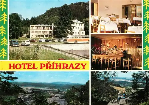 AK / Ansichtskarte Zdar u Mnichova Hradiste Hotel Prihrazy Kat. Schdiar