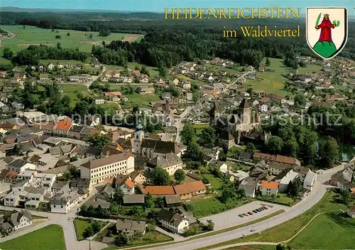 AK / Ansichtskarte Heidenreichstein Fliegeraufnahme Burg Kirche Kat. Heidenreichstein