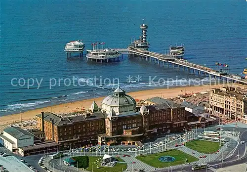 AK / Ansichtskarte Scheveningen Fliegeraufnahme Pier Seebruecke Seebad Kat. Scheveningen