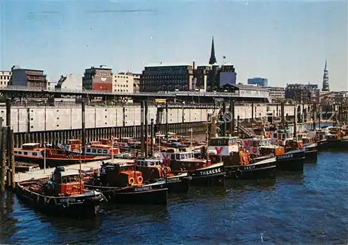 AK / Ansichtskarte Hamburg Hafenschlepper  Kat. Hamburg