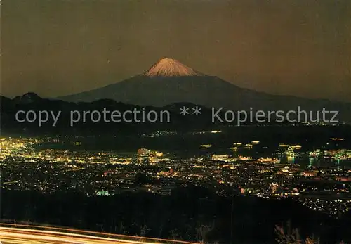 AK / Ansichtskarte Shizuoka Mount Fuk at night Kat. Shizuoka