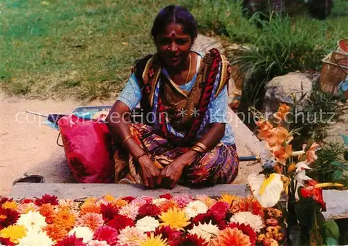 AK / Ansichtskarte Malaysia Malaya Typical Flower Girl Kat. Malaysia