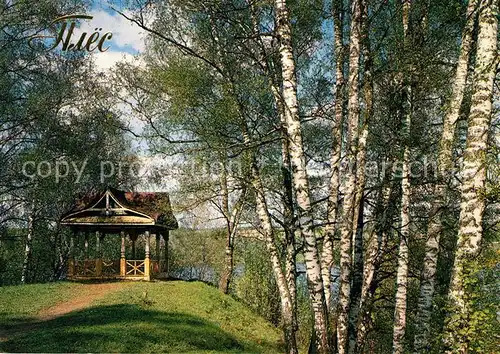 AK / Ansichtskarte Ples Summer house on a steep bank of the Volga