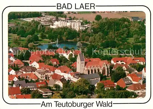 AK / Ansichtskarte Bad Laer Fliegeraufnahme Kirchenpartie Teutoburger Wald Kat. Bad Laer
