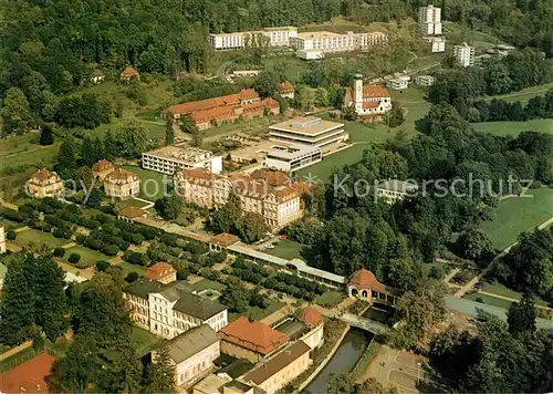 AK / Ansichtskarte Bad Brueckenau Fliegeraufnahme Kurpark Kurhaus Hartwald Kurhklinik Kat. Bad Brueckenau