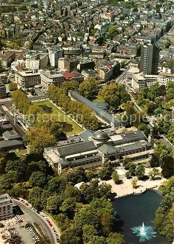 AK / Ansichtskarte Wiesbaden Fliegeraufnahme Kurhaus mit Kurpark Kat. Wiesbaden