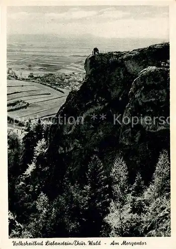 AK / Ansichtskarte Bad Liebenstein Am Morgentor Felsen Fernsicht Kat. Bad Liebenstein