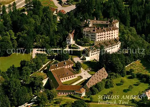 AK / Ansichtskarte Innsbruck Schloss Ambras Fliegeraufnahme Kat. Innsbruck