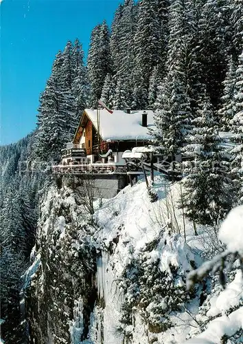 AK / Ansichtskarte Nesselwaengle Tirol Alpengasthof Adlerhorst im Winter Kat. Nesselwaengle