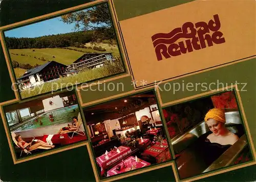 AK / Ansichtskarte Reuthe Vorarlberg Kurhotel Moorheilbad Kat. Reuthe