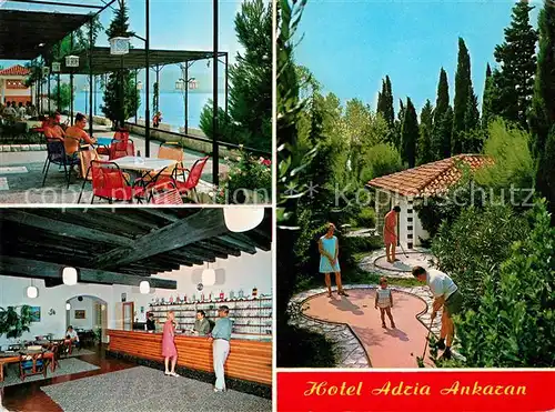 AK / Ansichtskarte Ankaran Hotel Adria Restaurant Terrasse Rezeption Minigolf Kat. Slowenien
