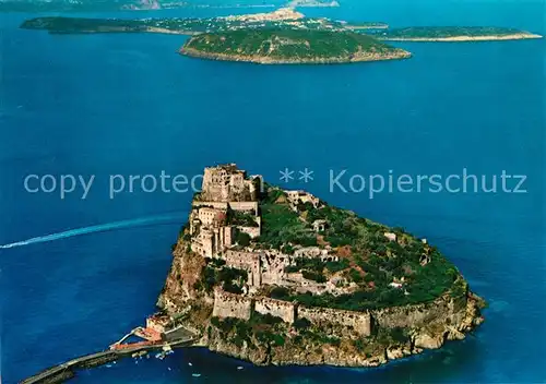 AK / Ansichtskarte Ischia Castello Aragonese e Golfo di Napoli veduta aerea Kat. 