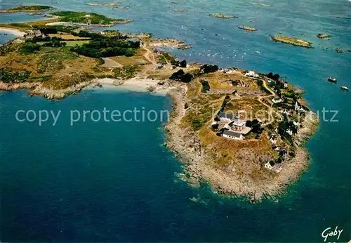 AK / Ansichtskarte Iles Chausey La Pointe du Phare vue aerienne Kat. Granville