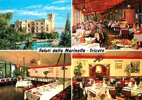 AK / Ansichtskarte Trieste Bar Ristorante Alla Marinella Castello Restaurant Schloss Kat. Trieste