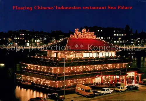 AK / Ansichtskarte Amsterdam Niederlande Sea Palace Floating Chinese Indonesian Restaurant Kat. Amsterdam