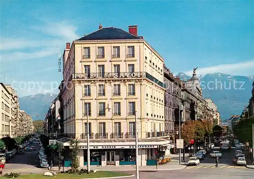 AK / Ansichtskarte Grenoble Hotel de Savoie Restaurant Taverne Kat. Grenoble