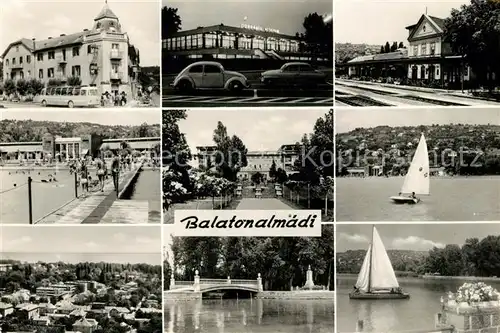 AK / Ansichtskarte Balatonalmadi Teilansichten Schwimmbad Hotel Panorama Kat. Balatonalmadi