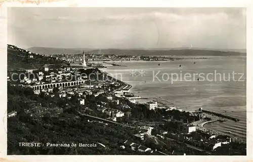 AK / Ansichtskarte Trieste Panorama Barcola  Kat. Trieste