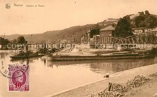 AK / Ansichtskarte Namur sur Meuse Sambre Bruecken 